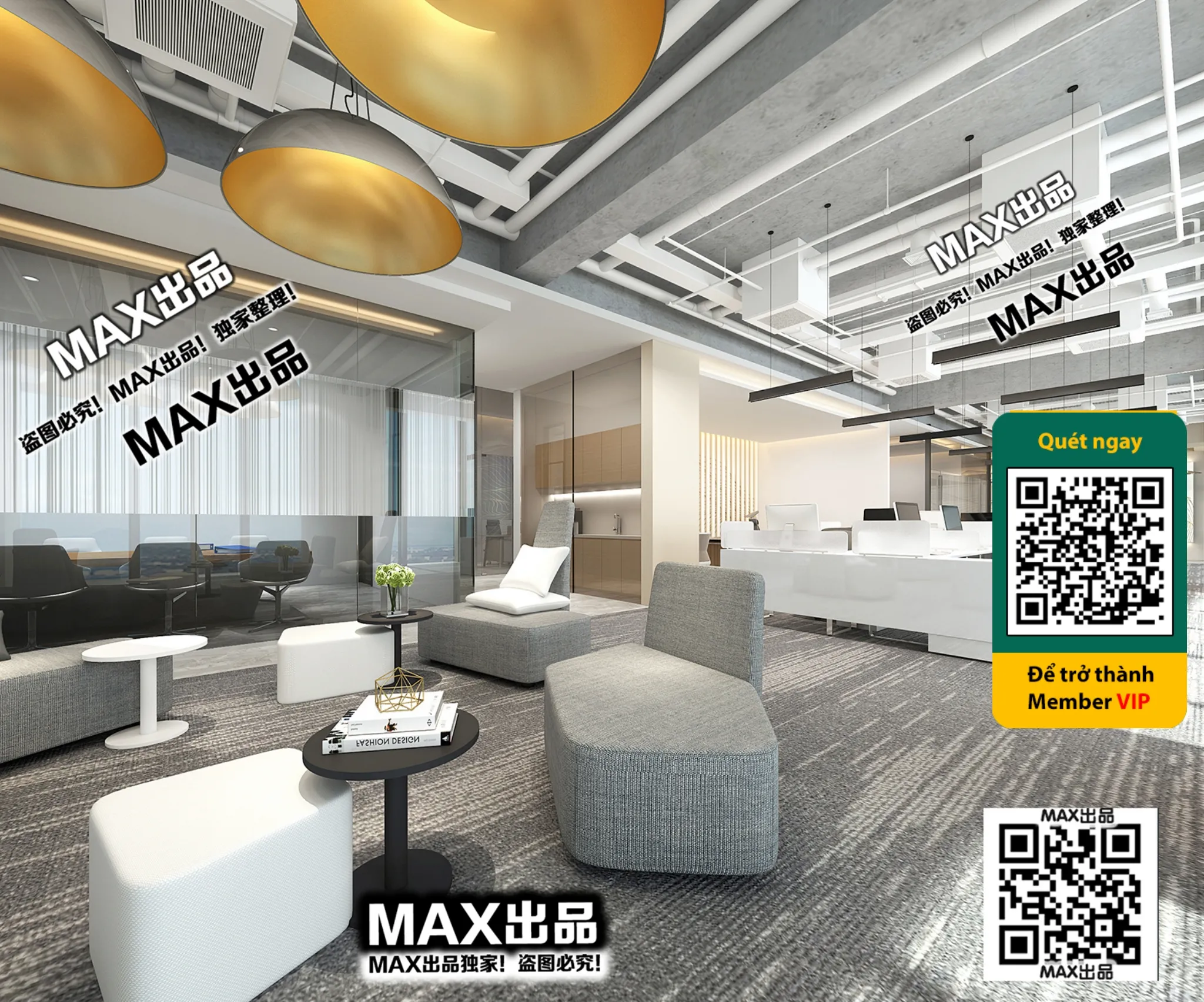 OFFICE SPACE – VRAY / CORONA – 3D MODEL – 4839 OFFICE SPACE – VRAY / CORONA – 3D MODEL – 4839