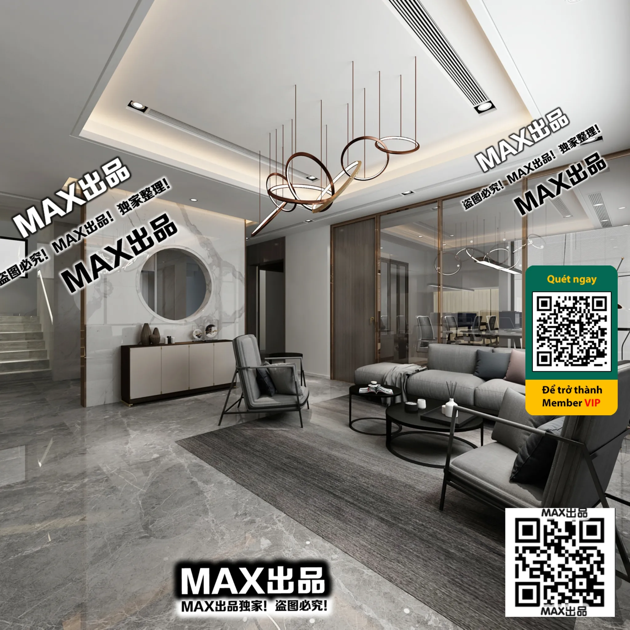 OFFICE SPACE – VRAY / CORONA – 3D MODEL – 4845 OFFICE SPACE – VRAY / CORONA – 3D MODEL – 4845