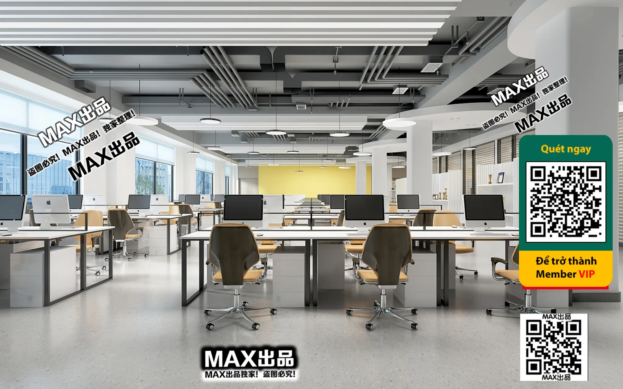 OFFICE SPACE – VRAY / CORONA – 3D MODEL – 4846 OFFICE SPACE – VRAY / CORONA – 3D MODEL – 4846