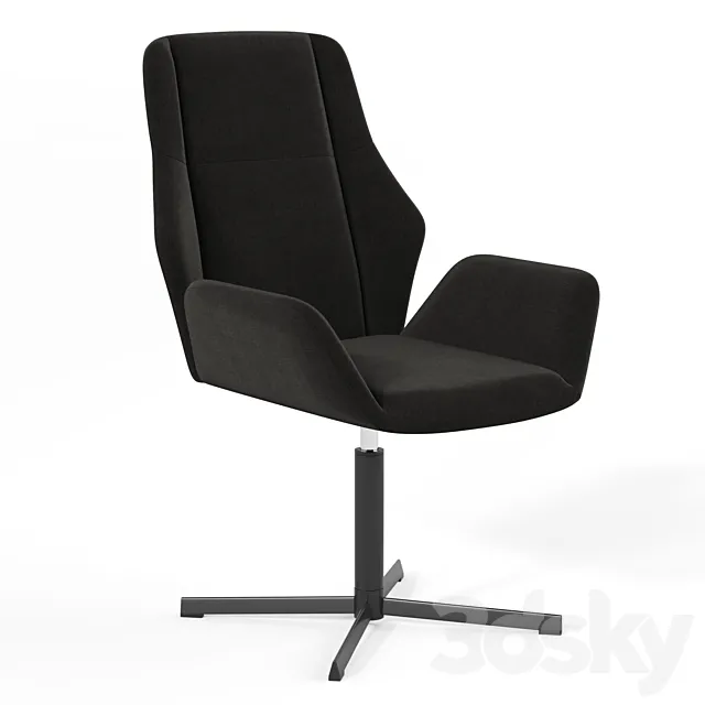 Office swivel armchair Arlon from La Redoute 3D Model