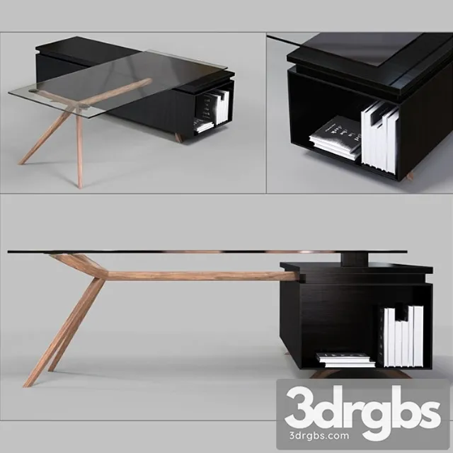 Office table 2 3D Model Download