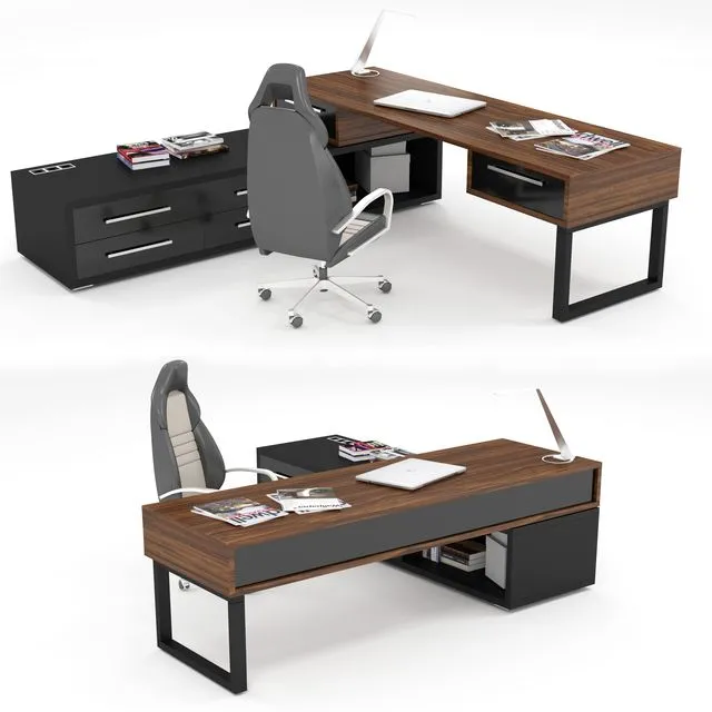 Office table 3D Model