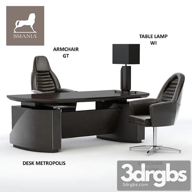 Office wi 3D Model Download