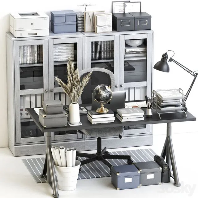 Office workplace 112 3D Model