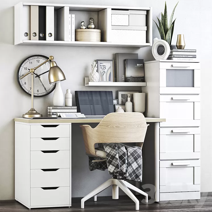 Office workplace 91 3D Model Office workplace 91 3D Model