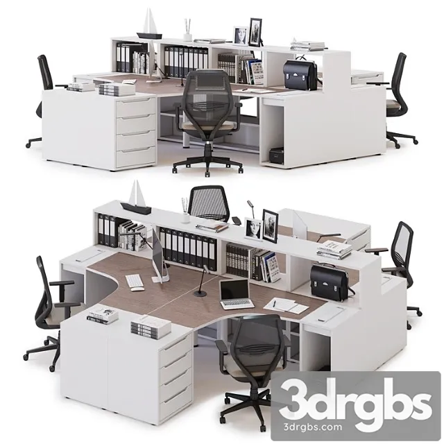 Office Workspace Las Logic V13 3D Model Download