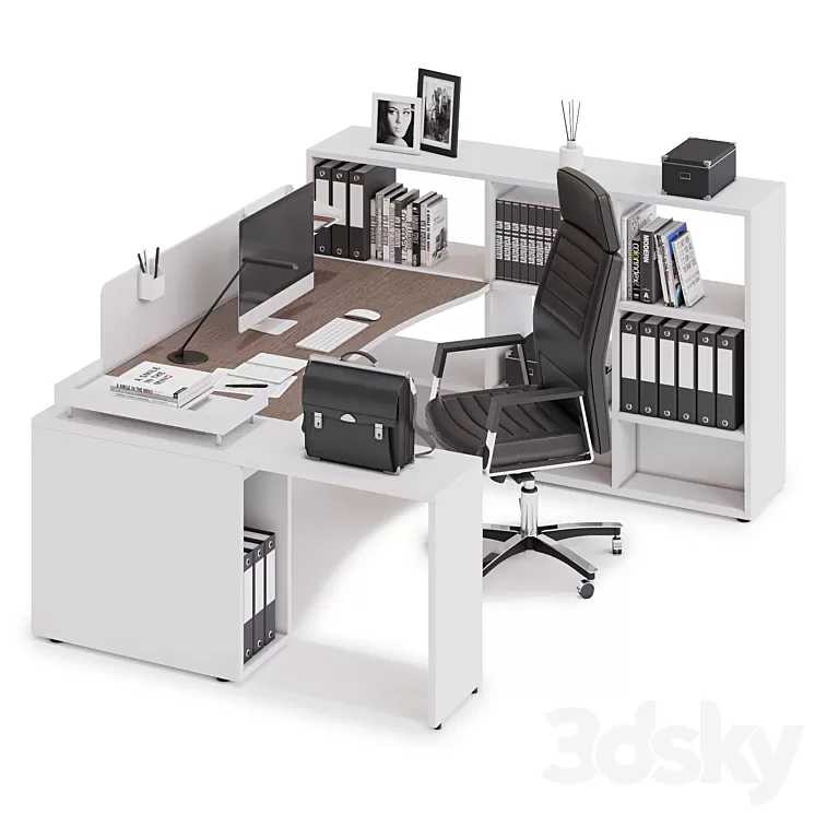 Office workspace LAS LOGIC (v8) 3D Model Office workspace LAS LOGIC (v8) 3D Model
