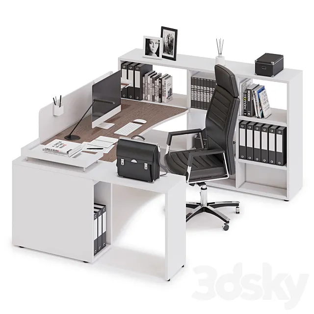 Office workspace LAS LOGIC (v8) 3DModel Office workspace LAS LOGIC (v8) 3DModel