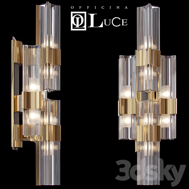 Officina Luce ETEREA applique 3D Model Officina Luce ETEREA applique 3D Model