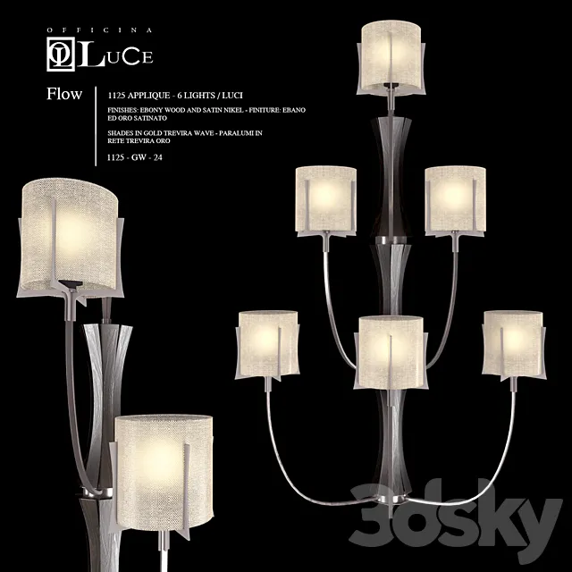 Officina-Luce Flow 1125-GW-24 3DModel
