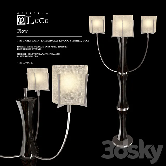 Officina-Luce Flow 1131-GW-24 3DModel Officina-Luce Flow 1131-GW-24 3DModel