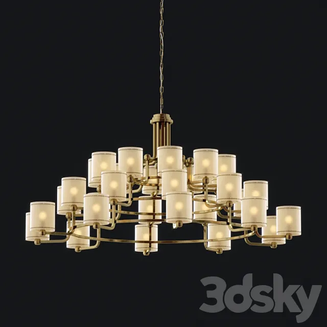Officina Luce Maxi Idyll 30 3D Model Officina Luce Maxi Idyll 30 3D Model