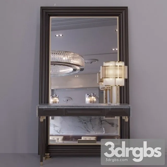 Officina Luce Nest Table Lamp 3D Model Download