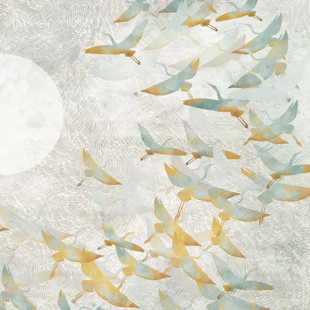 Officinarkitettura – Wallpaper Birds and Waves 3D Model