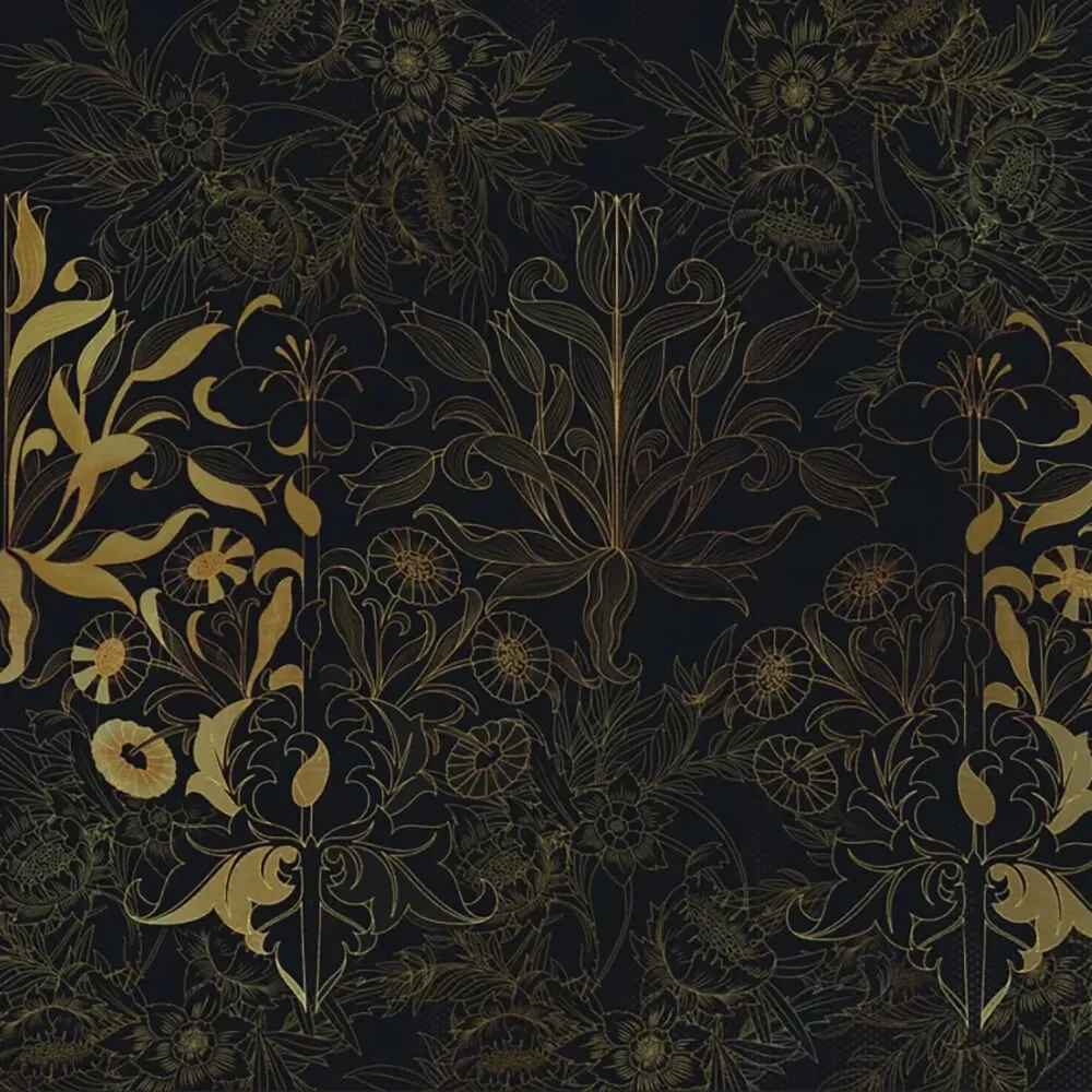 Officinarkitettura – Wallpaper Flower Fantasy Black 3D Model