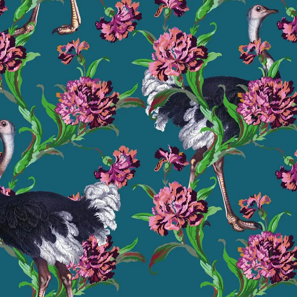 Officinarkitettura – Wallpaper Ostriches 3D Model