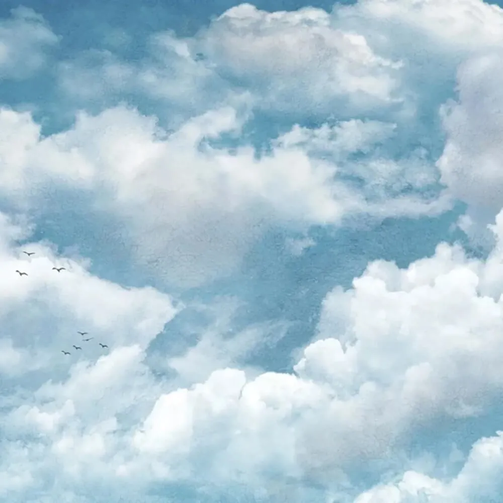 Officinarkitettura – Wallpaper Painting Clouds 3D Model