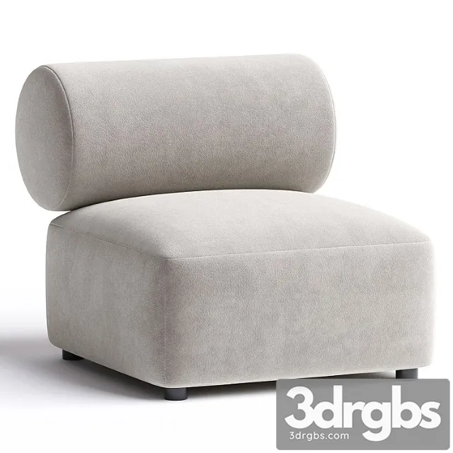 Offo Fabric Armchair By Annud 3D Model Download Offo Fabric Armchair By Annud 3D Model Download