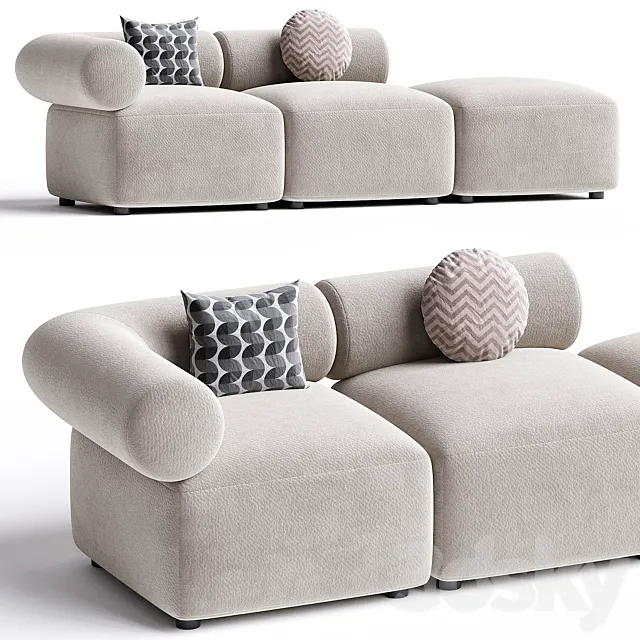 OFFO | Modular sofa by annud 3D Model OFFO | Modular sofa by annud 3D Model