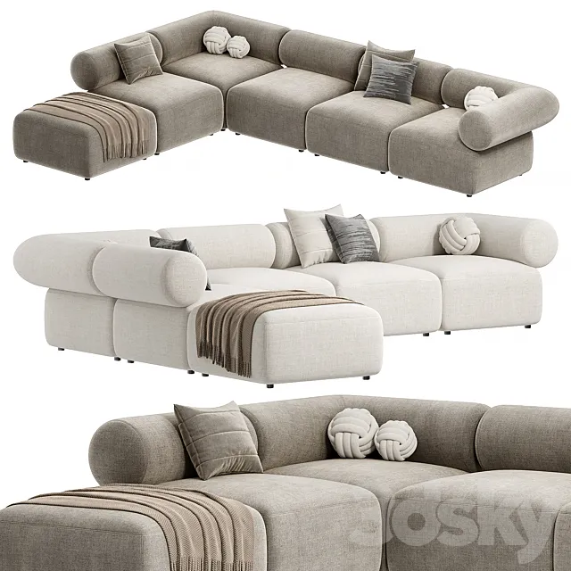 OFFO Modular sofa By Annud 3DModel