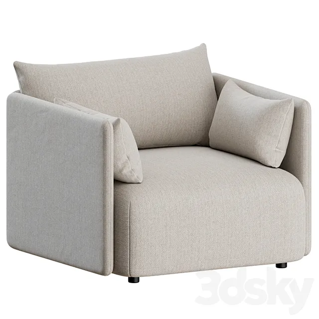 Offset Armchair by Menu 3D Model