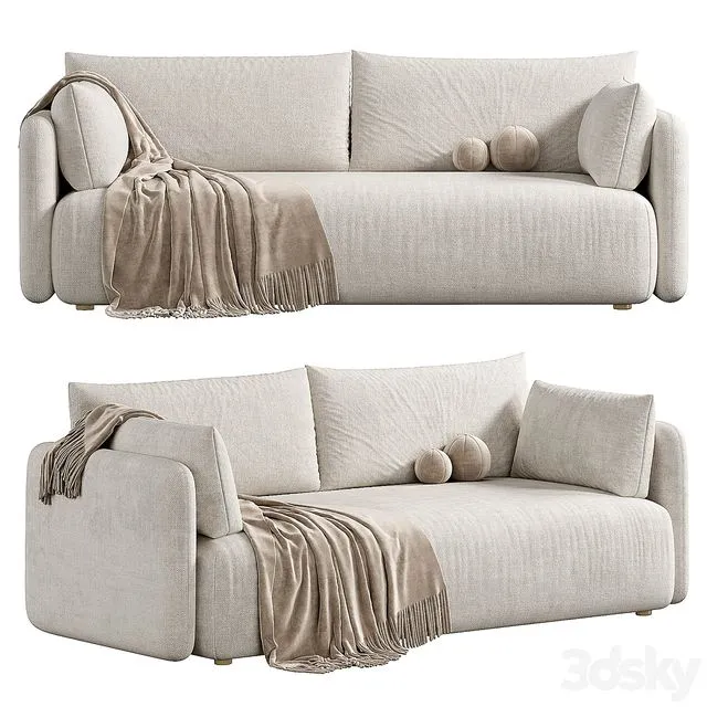 Offset Sofa 3D Model Offset Sofa 3D Model
