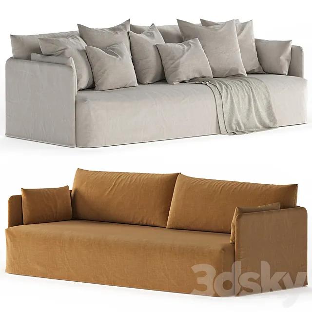 Offset Sofa – Norm Architects 3D Model Offset Sofa – Norm Architects 3D Model