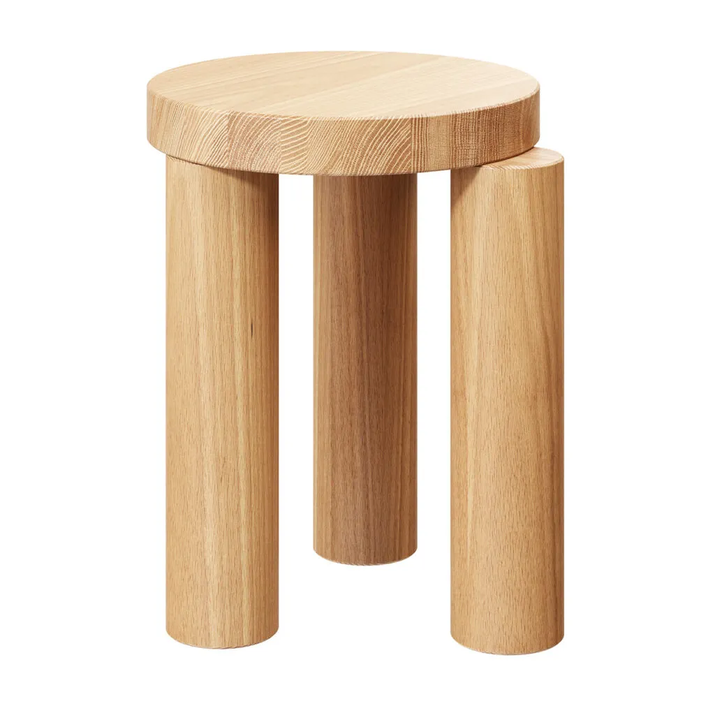 Offset Stool by Resident