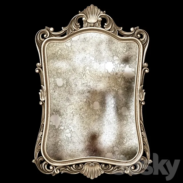 Oficina Inglesa Clemence classical mirror 3D Model