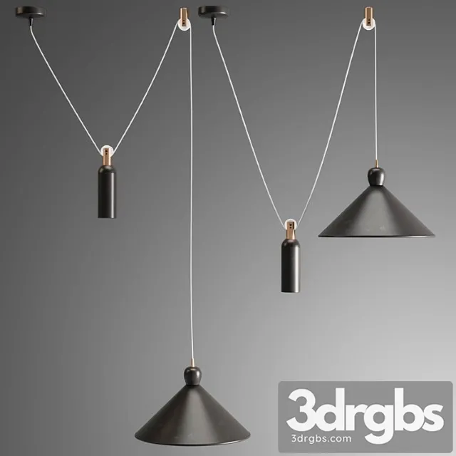 Ogilvy Rise And Fall Pendant 3 3D Model Download