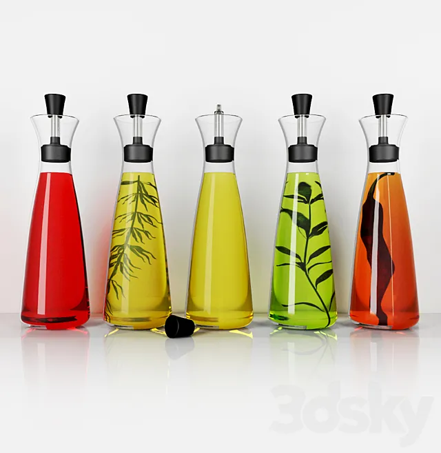 Oil _ Vinegar Carafe 3D Model