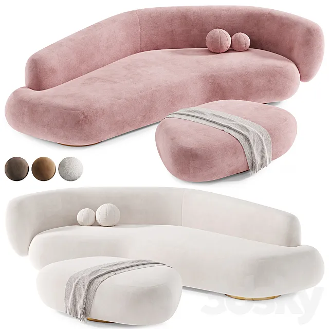 OKHA REPOSE Sofa Modern By Kookudesign 3D Model