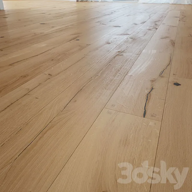 Okinawa Wooden Oak Floor 3DModel