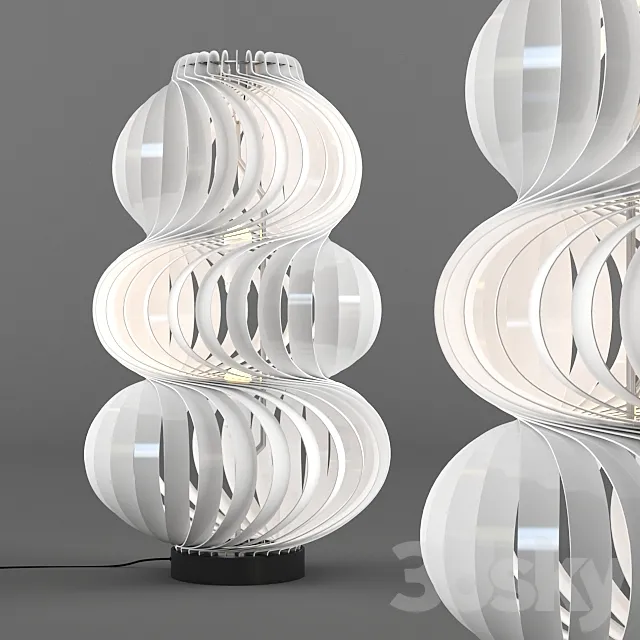 Olaf Von Bohr Medusa lamp 3D Model Olaf Von Bohr Medusa lamp 3D Model