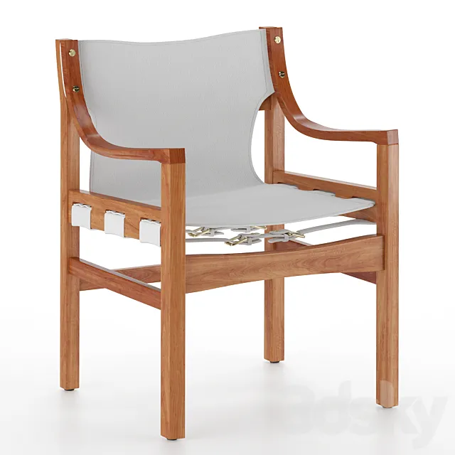 Old armchair 3D Model Old armchair 3D Model