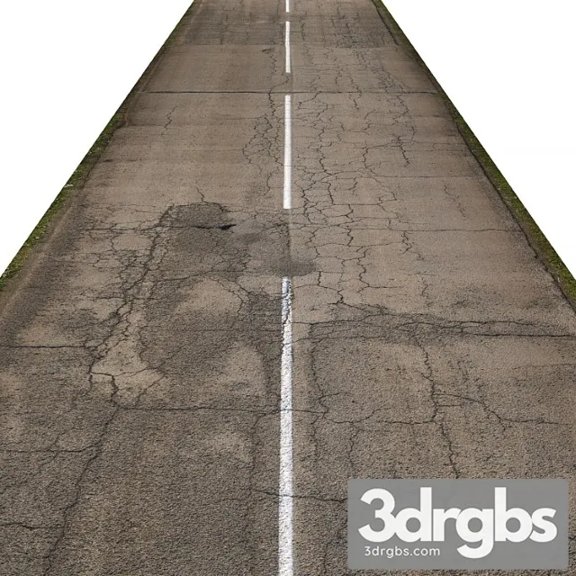 Old Asphalt Road 35 Meters 3D Model Download Old Asphalt Road 35 Meters 3D Model Download
