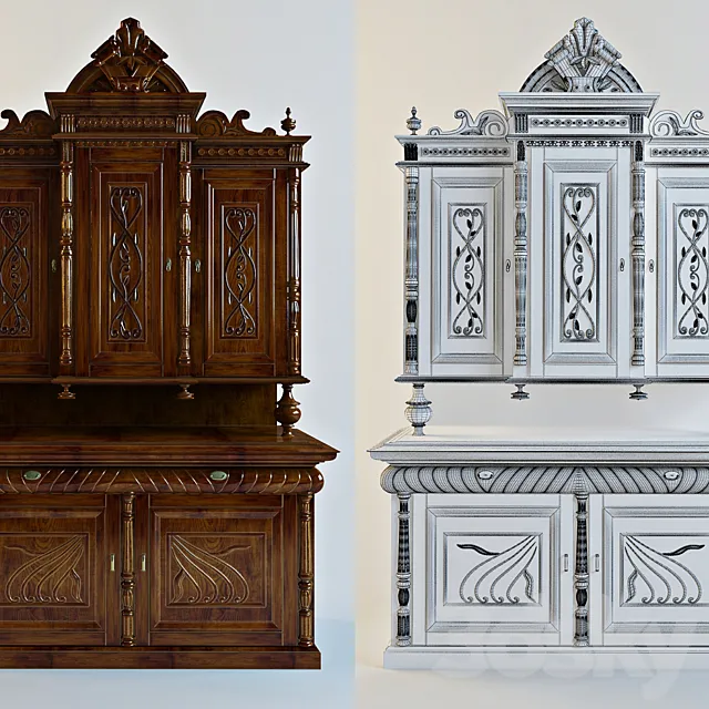 Old closet 3D Model