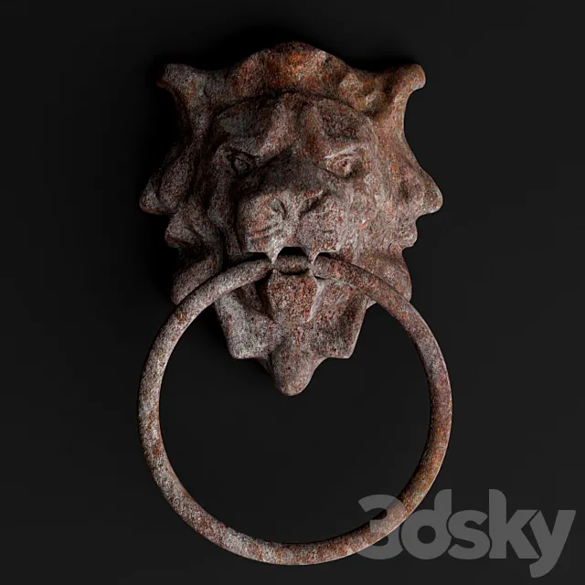 Old doorknob LEV 3D Model