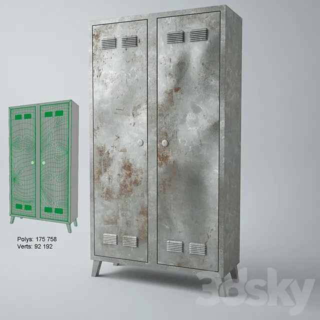 Old locker 3DModel
