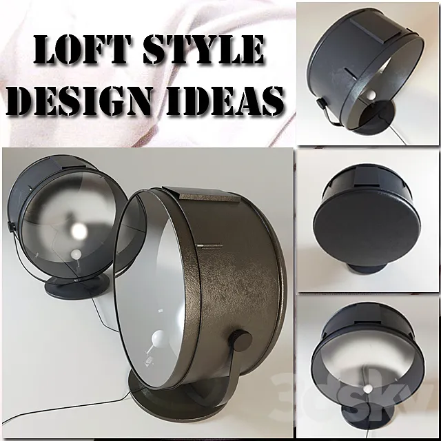 Old Spotlight LOFT 3DModel