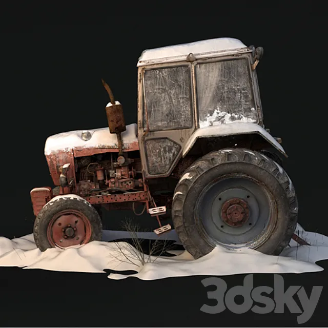 Old tractor 3DModel