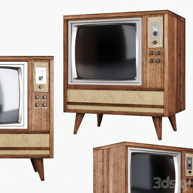 Old tv 3D Model
