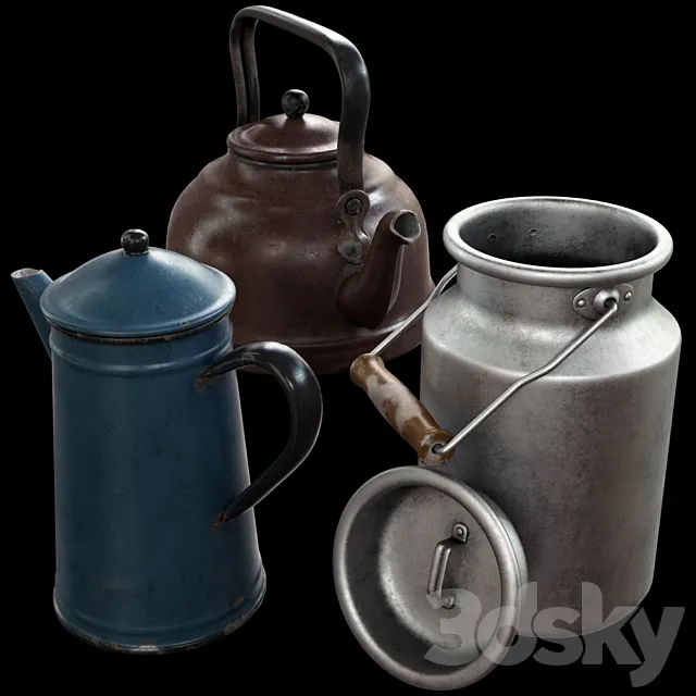 Old utensils 3DModel Old utensils 3DModel