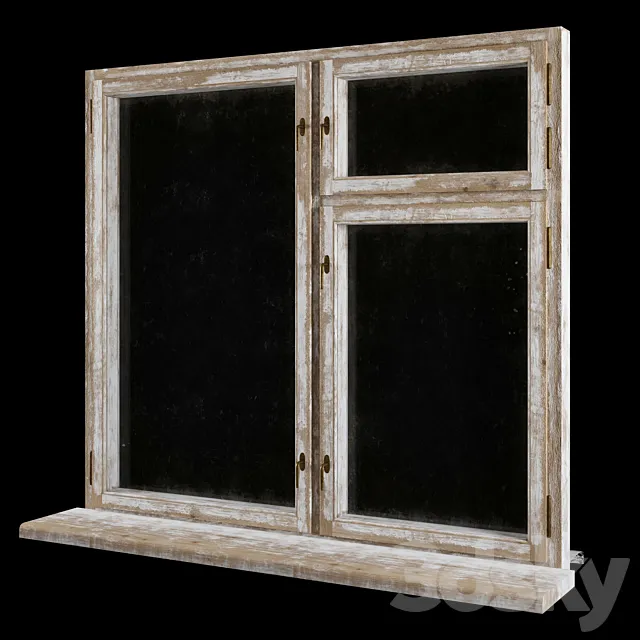 Old window 3D Model
