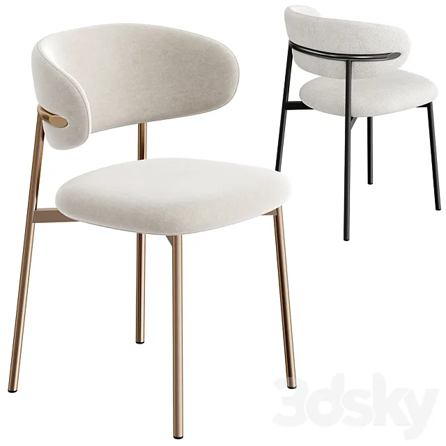 Oleandro Chair by Calligaris 3D Model Oleandro Chair by Calligaris 3D Model
