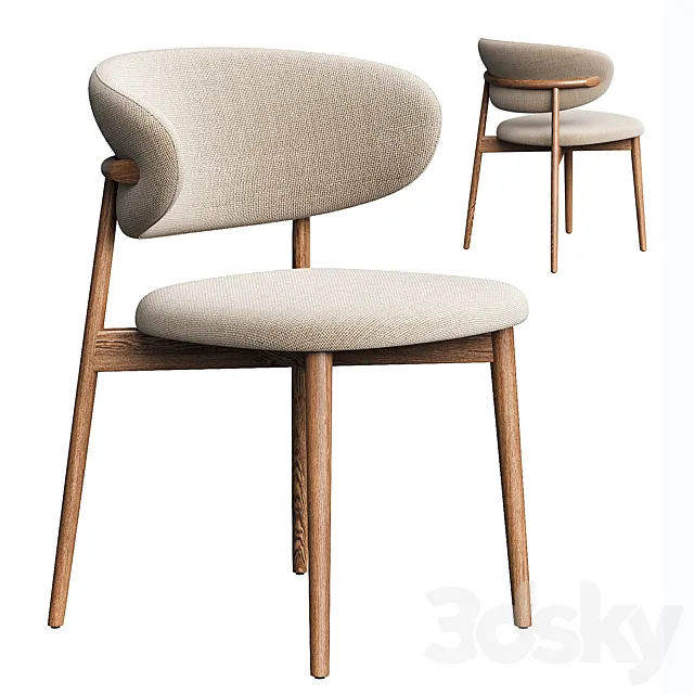Oleandro Chair By Calligaris 3D Model Oleandro Chair By Calligaris 3D Model