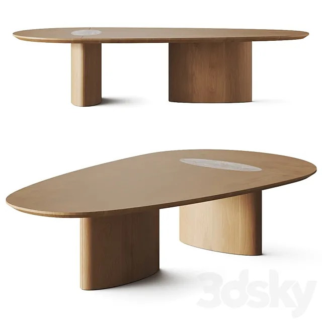Olho Moveis Mesa De Tempo Organica Coffee Table 3D Model Olho Moveis Mesa De Tempo Organica Coffee Table 3D Model