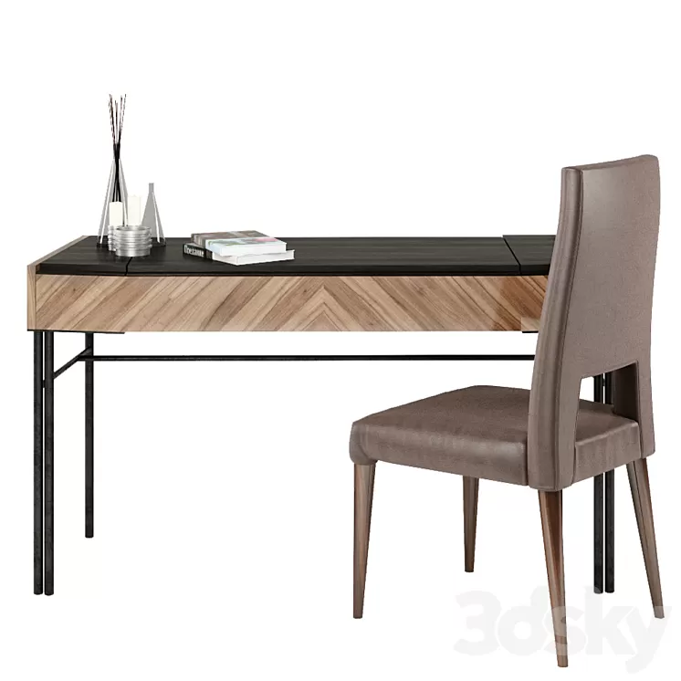 Olimpia Vanity dressing table 3D Model Olimpia Vanity dressing table 3D Model