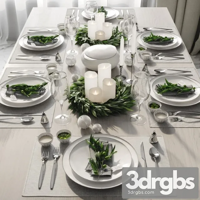 Olive Set 3D Model Download