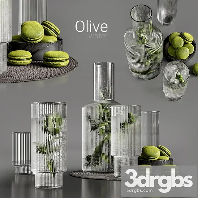Olive water 3D Model Download